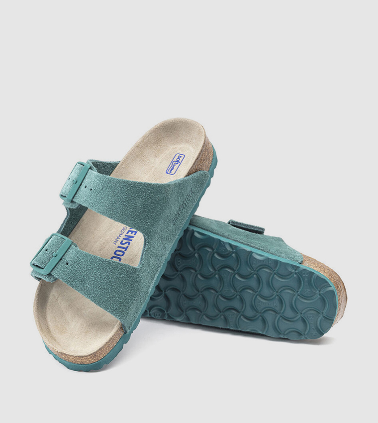 birkenstocks teal