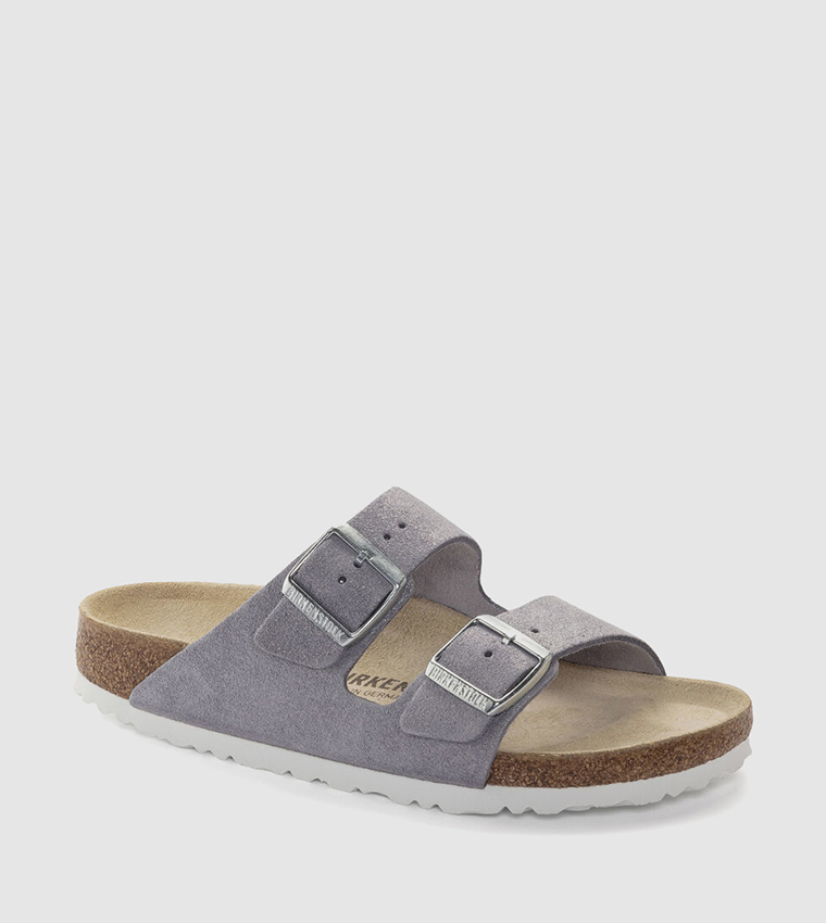 Purple store suede birkenstocks