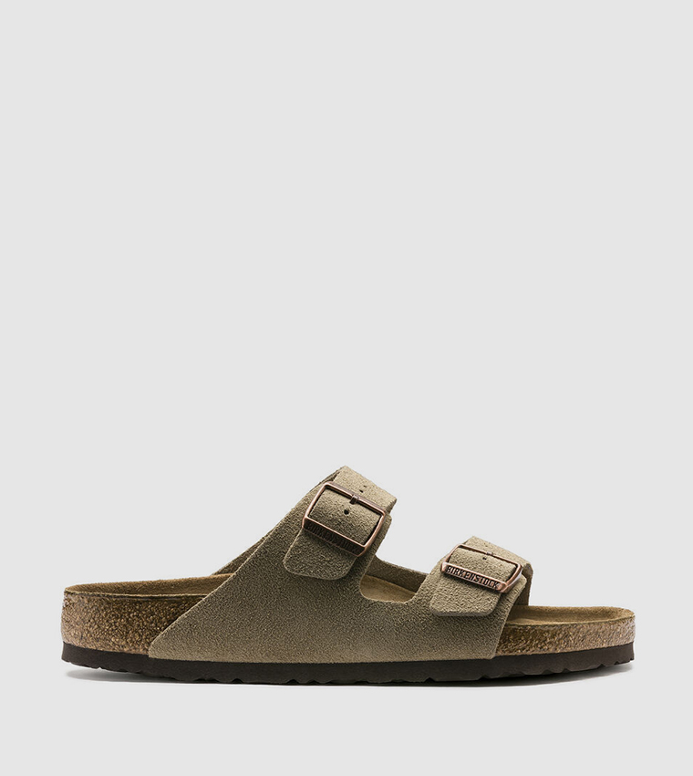 Arizona Soft Footbed Suede Leather Taupe