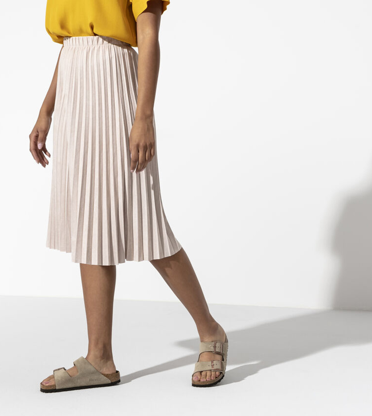 Arizona Soft Footbed Suede Leather Taupe