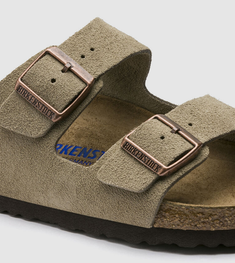 Arizona Soft Footbed Suede Leather Taupe