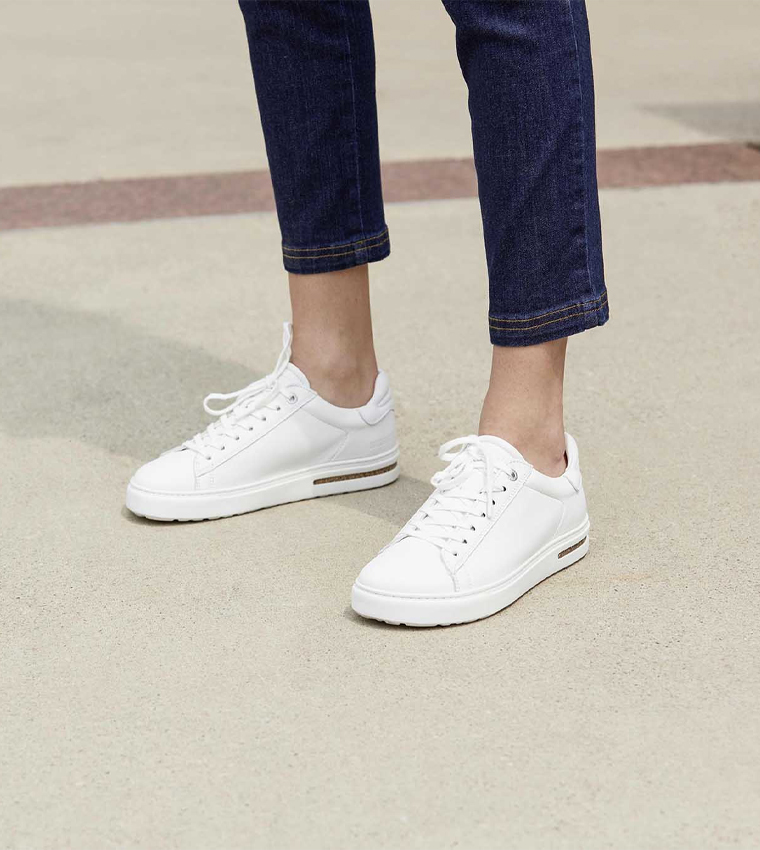 Bend Low Natural Leather White