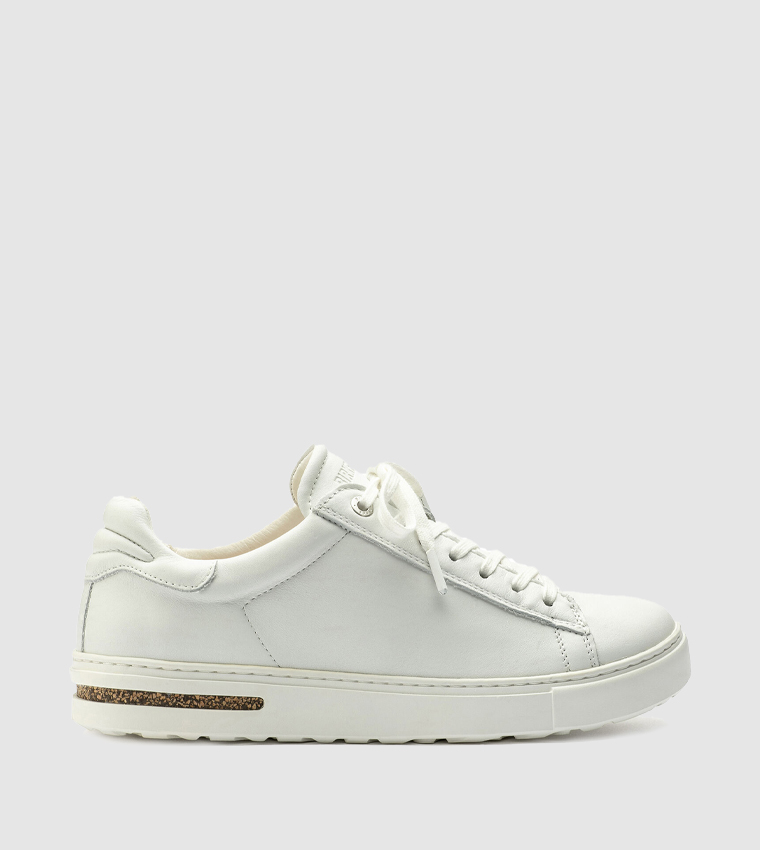 Bend Low Natural Leather White