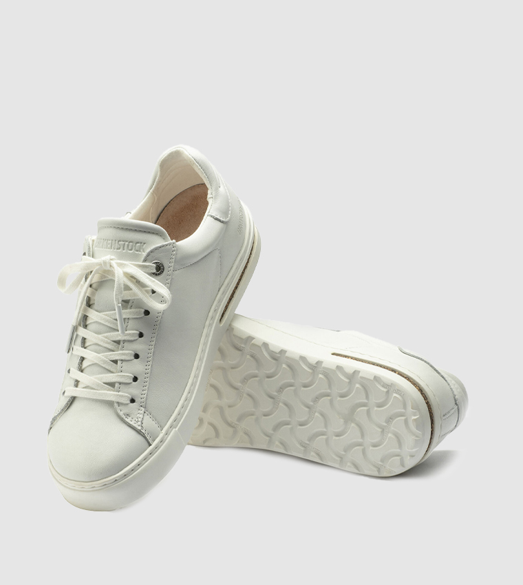 Bend Low Natural Leather White