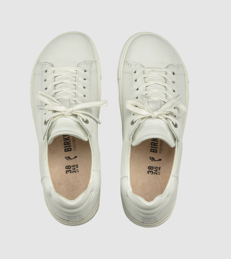 Bend Low Natural Leather White