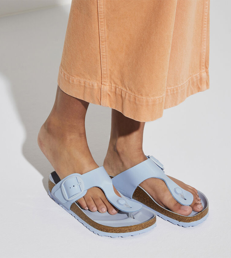 blue birkenstock gizeh