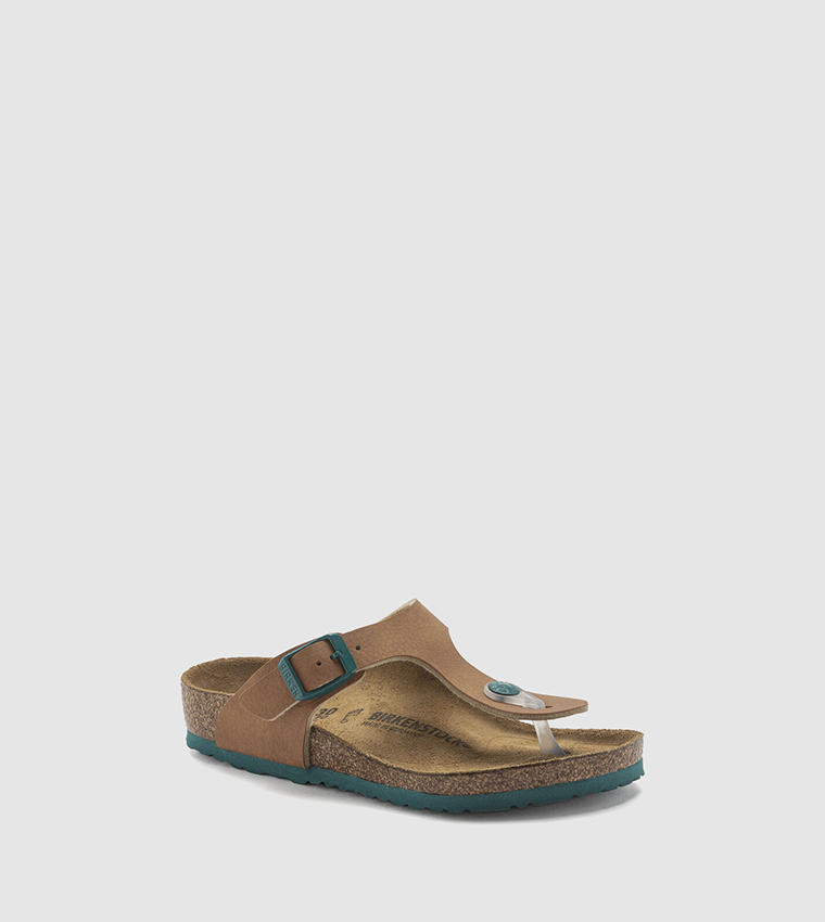 Gizeh Birko-Flor Buckle Detail Comfort Sandals