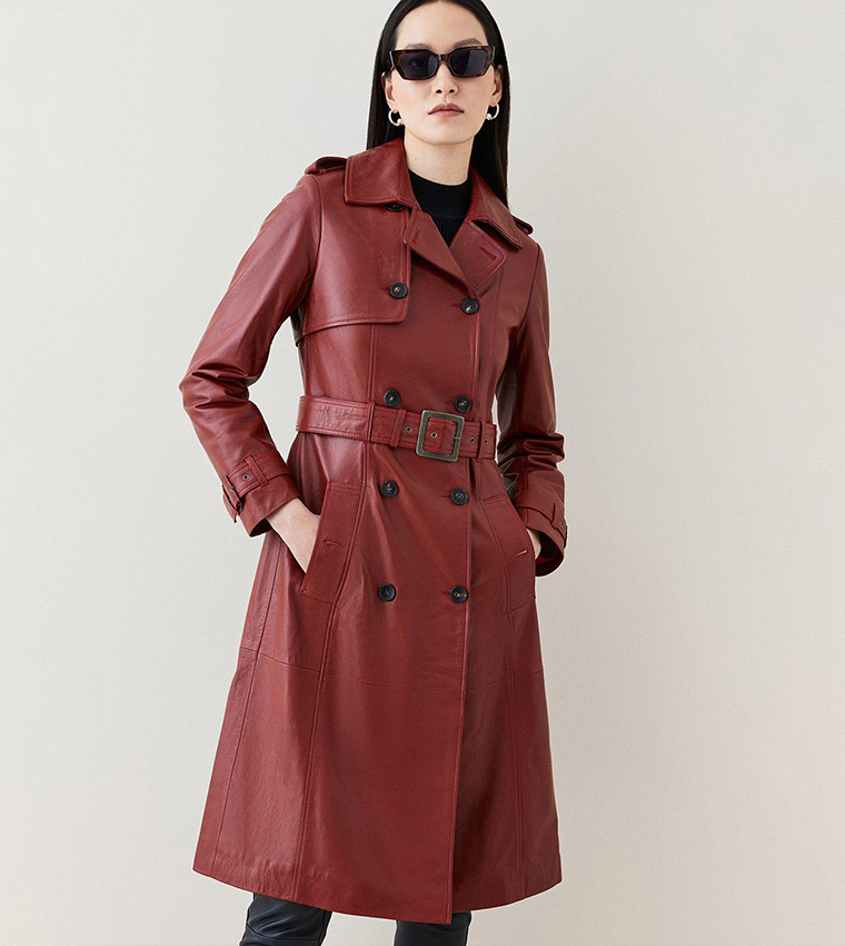 Belted mac coat sale