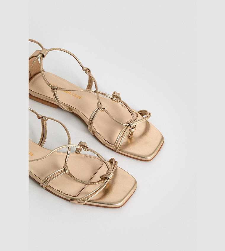 Karen millen gold sandals