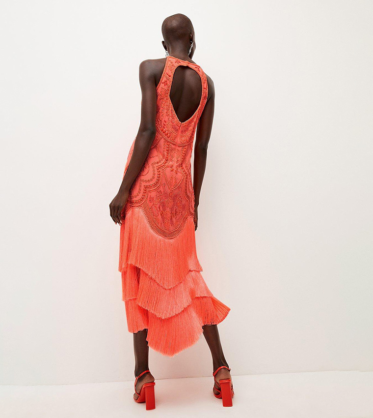 Karen millen dress coral store