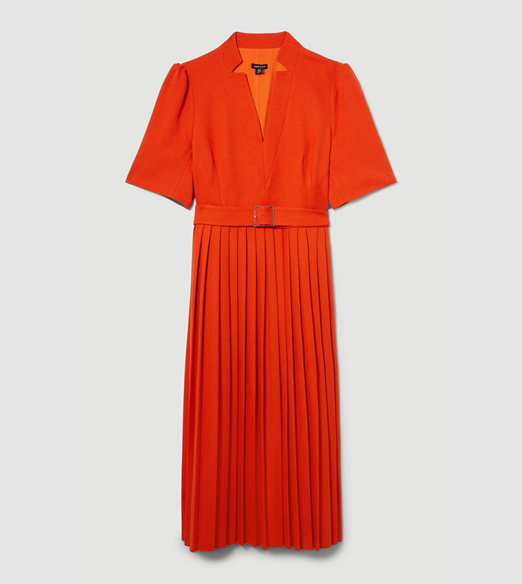 karen millen orange pleated dress Orange Maxi Dresses | Rust & Burnt Orange Maxi Dresses