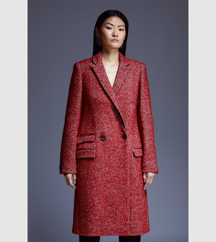 Overcoat red outlet