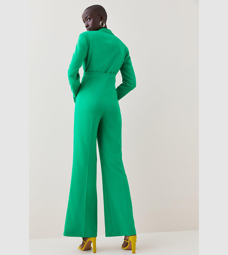 Karen millen hot sale green jumpsuit