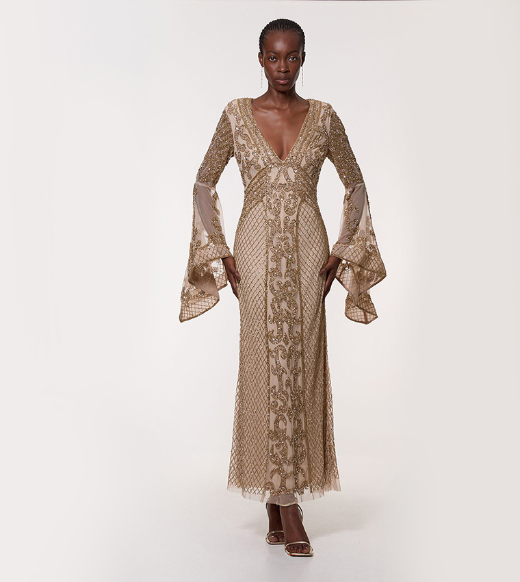 velvet bohemian dress Rapture Long Black and Gold Size:Pre-order XS Summer 2025 Collection Royal Fairy dress – and a whole lot