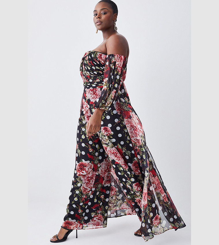 Bardot Jumpsuit Plus Size Special Occasion Jumpsuits White