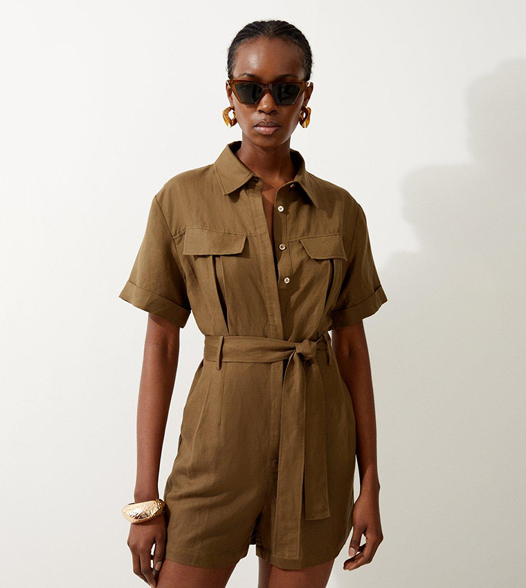 Khaki rompers hot sale