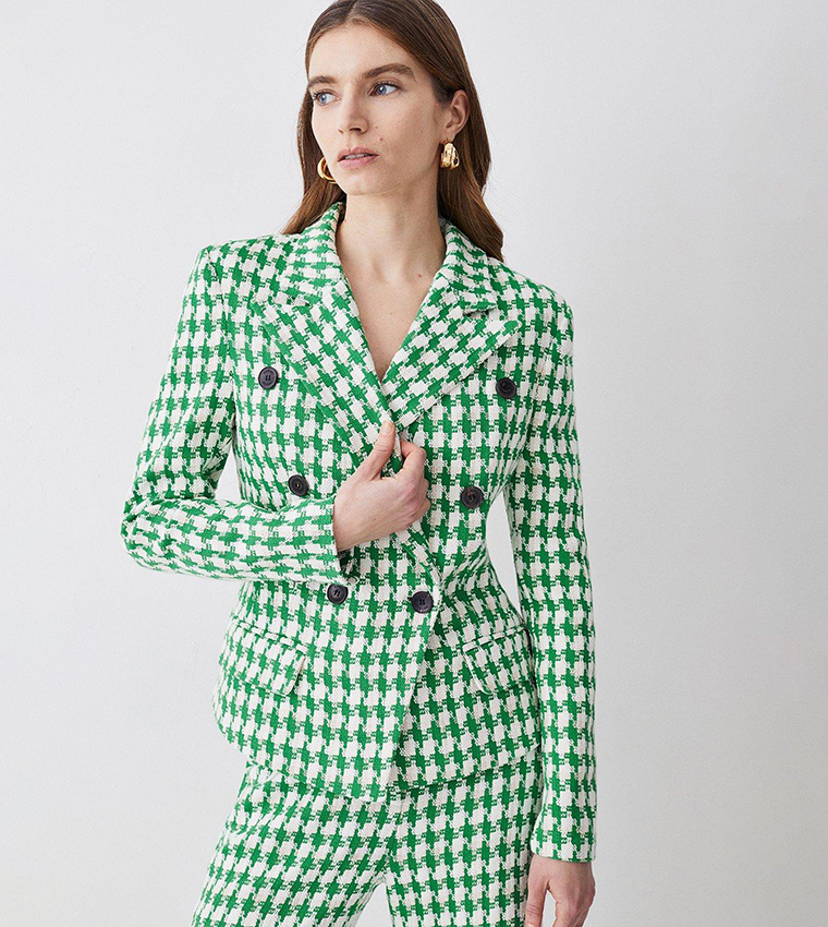 Suit Check Tailored Blazer Zara Zara Jackets Coats Zara Tailored