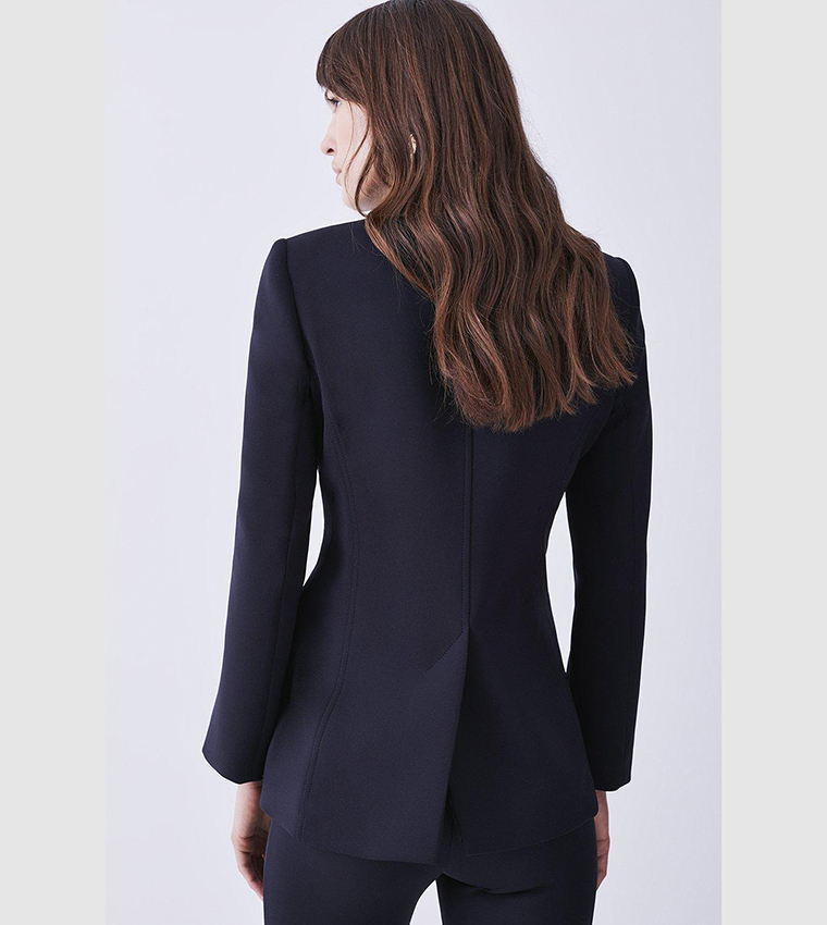 Buy Karen Millen Italian Compact Scuba Jersey Single Breasted