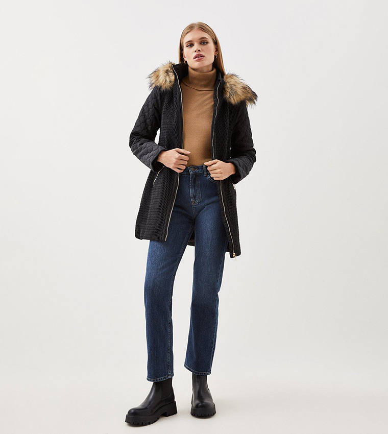 Camilla Hood Fur Coat Breen main image 0
