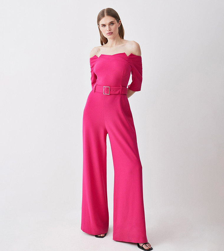 Karen millen deals pink jumpsuit