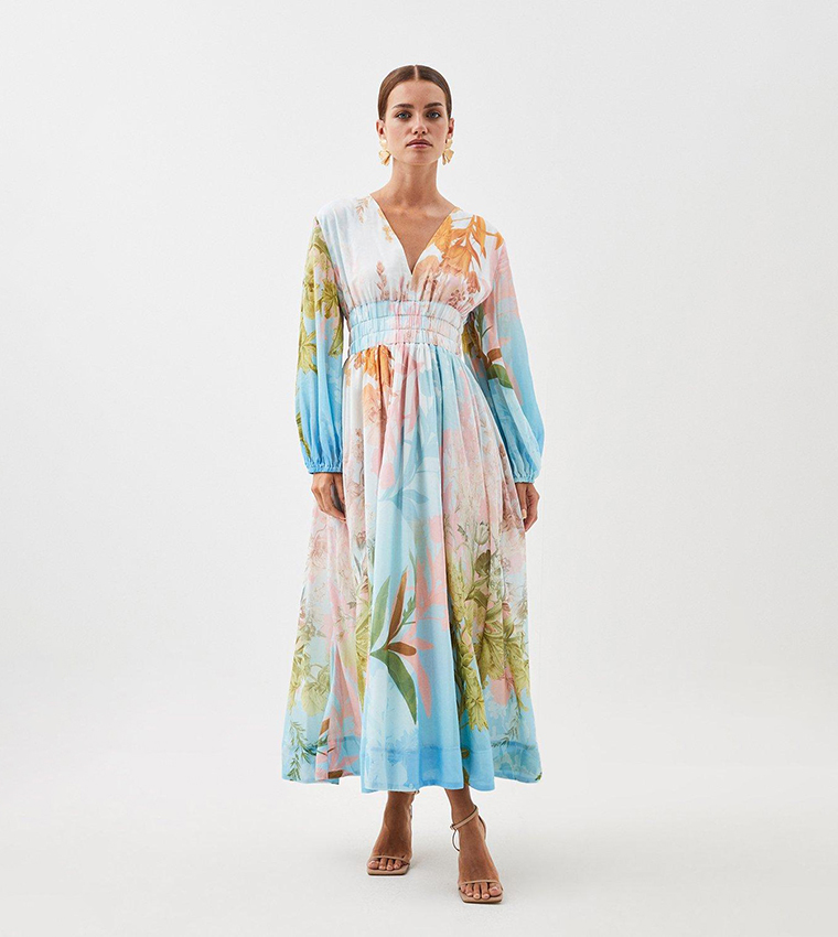 Karen Millen Petite Silk Maxi Dress Karen Millen Dresses Karen