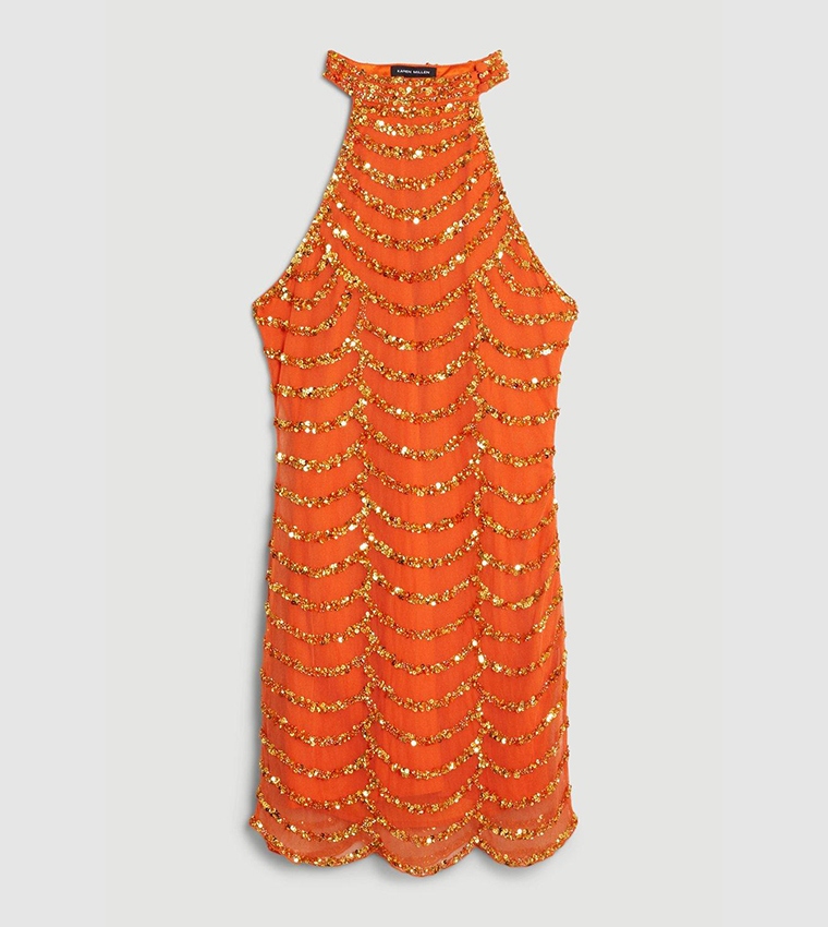 【新品未使用】maison celon high neck mini dress high neck mini dress – célon