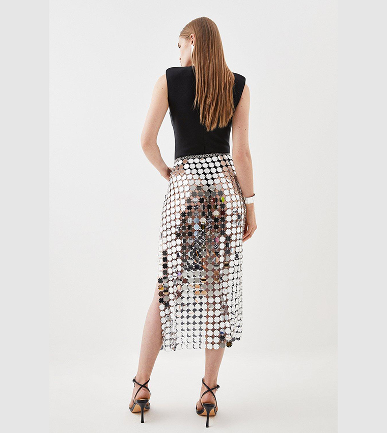 Karen millen animal print midi skirt hotsell