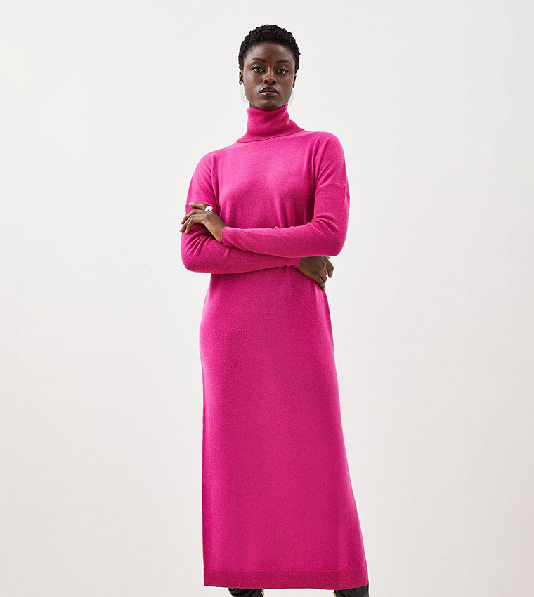 Midi Dress Woolen Gown Party Wear Buy Karen Millen Merino Wool