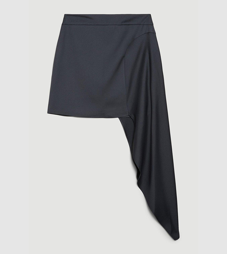 Satin Back Crepe Daisy Skirt