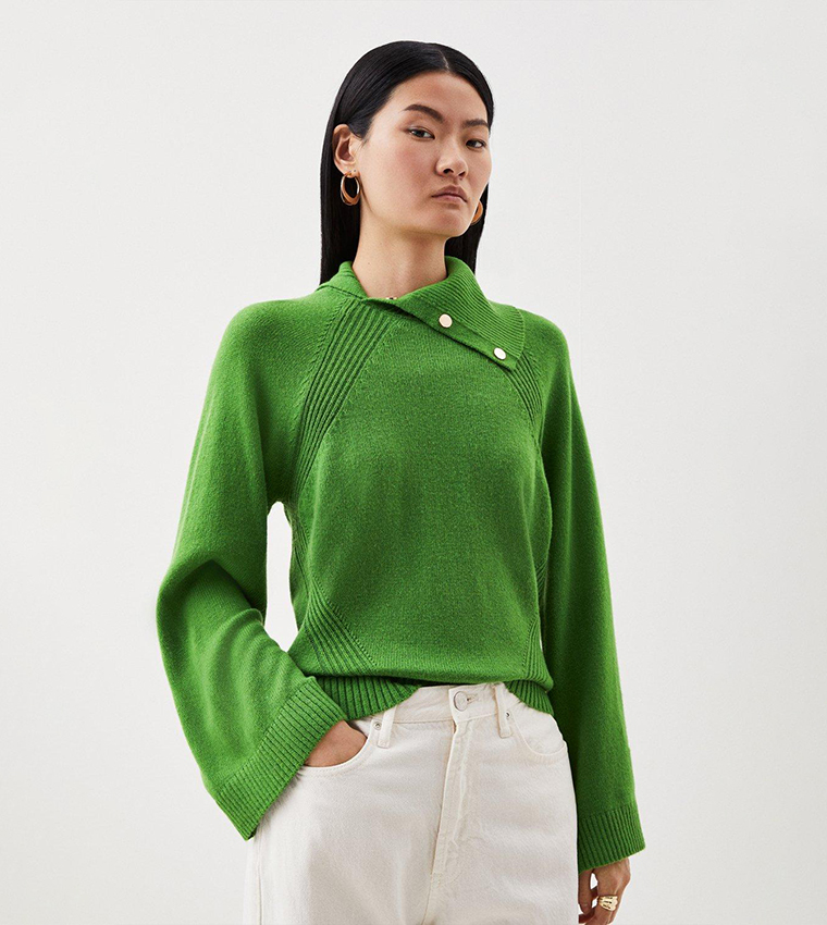 Green hotsell envelope sweater