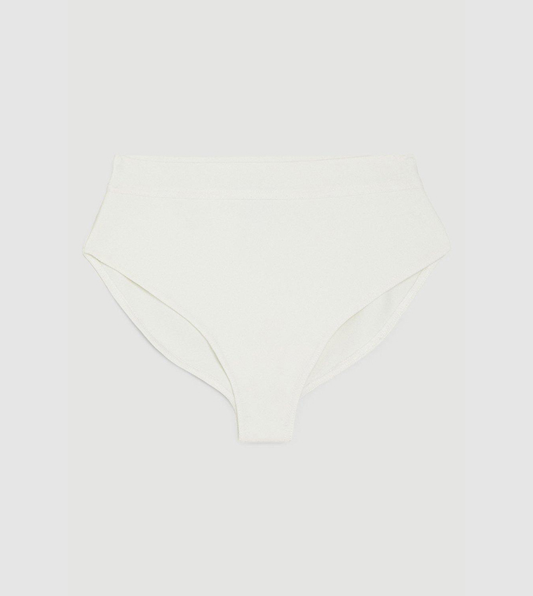 WHITE BANDAGE HIGH WAIST BIKINI