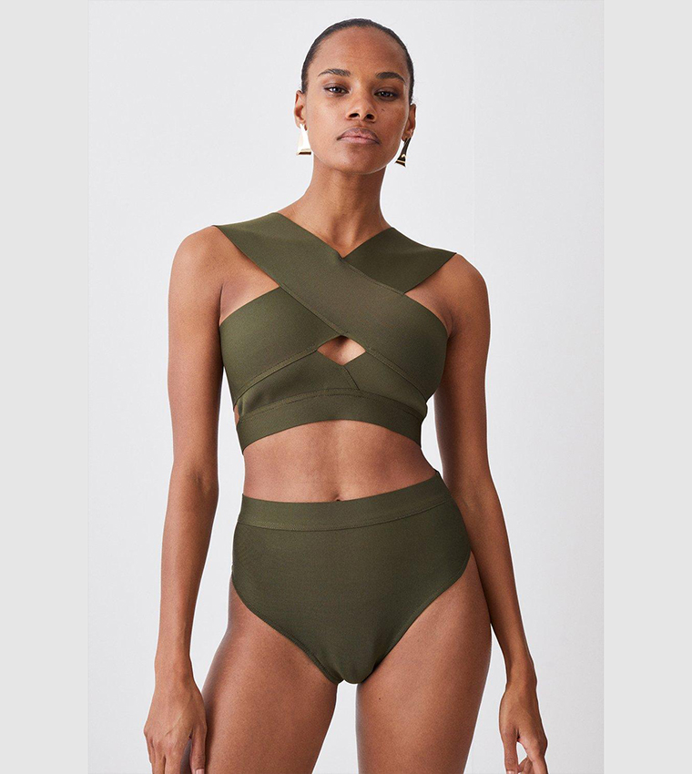 Bandage high waist bikini online