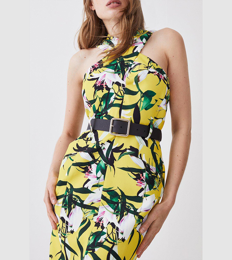 karen millen neon dress Charlotte Hawkins surprises in bodycon dress