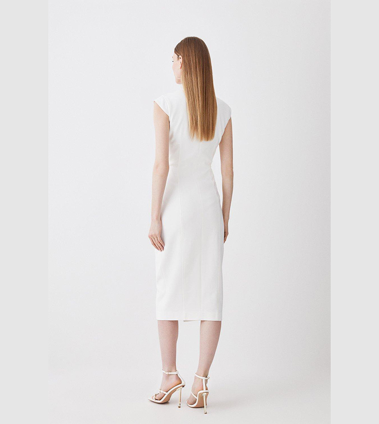 Karen millen white midi dress hotsell