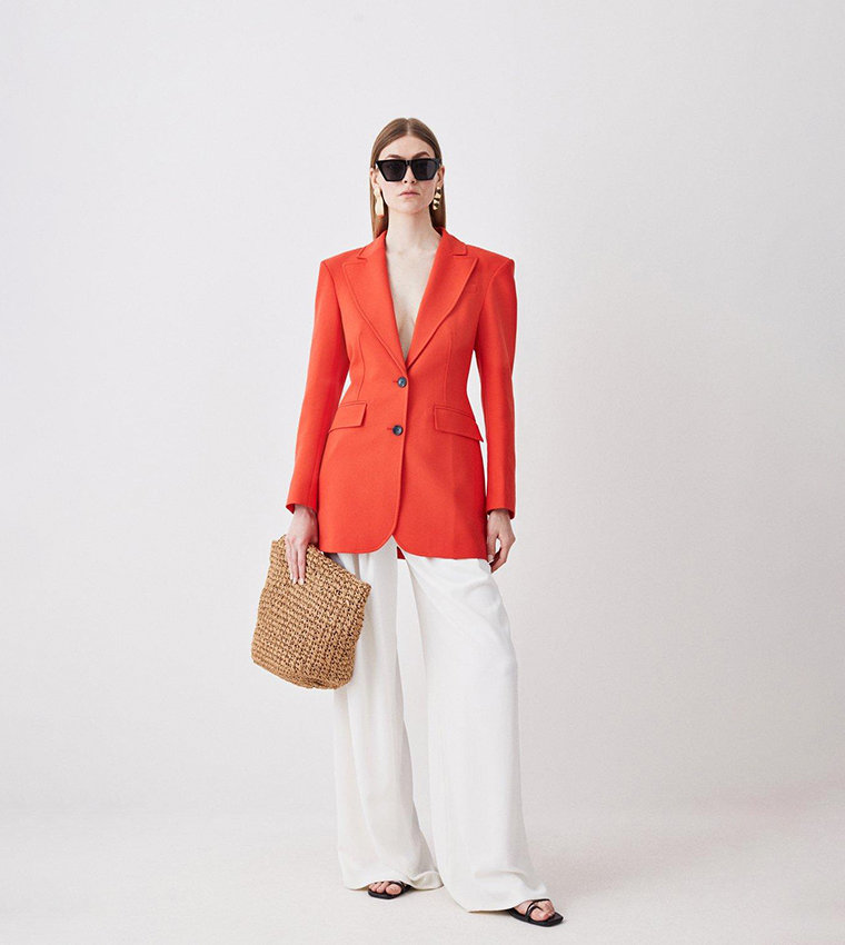 Orange 2025 red blazer