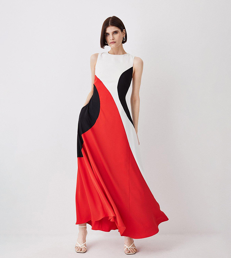 Karen millen colourblock dress hotsell