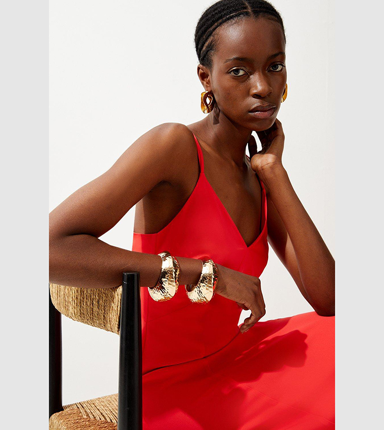 Coral karen millen dress sale