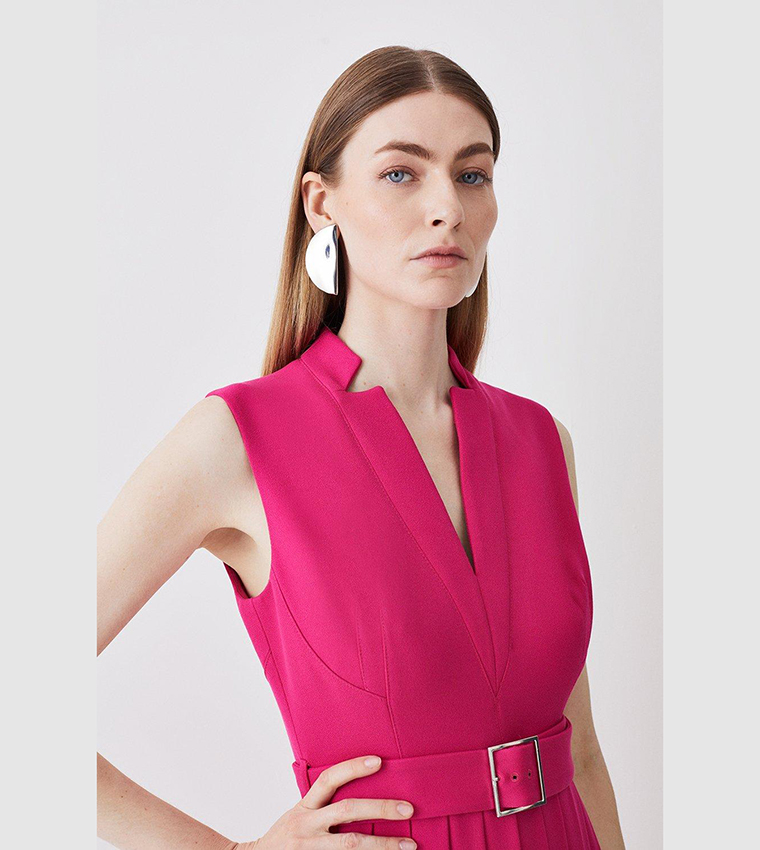 1901 colorblock midi outlet dress