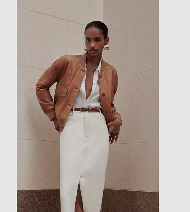 تنورة دنيم ماكسي