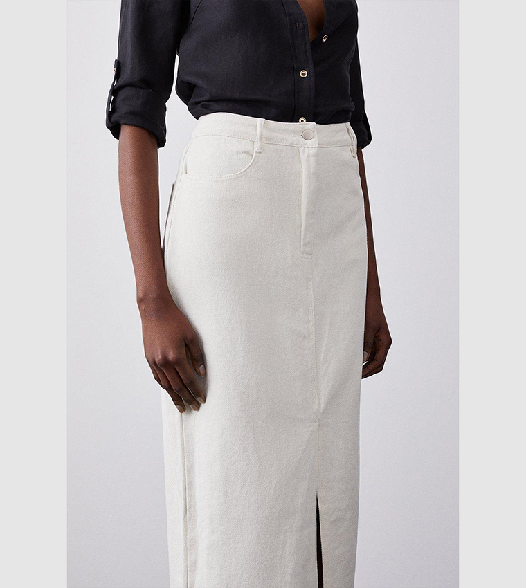 تنورة دنيم ماكسي