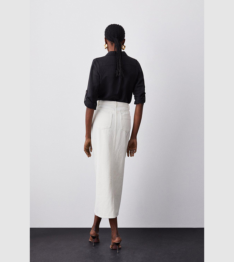 تنورة دنيم ماكسي