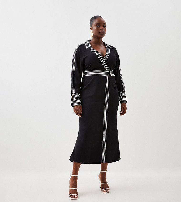 Batwing belted 2025 midi dress