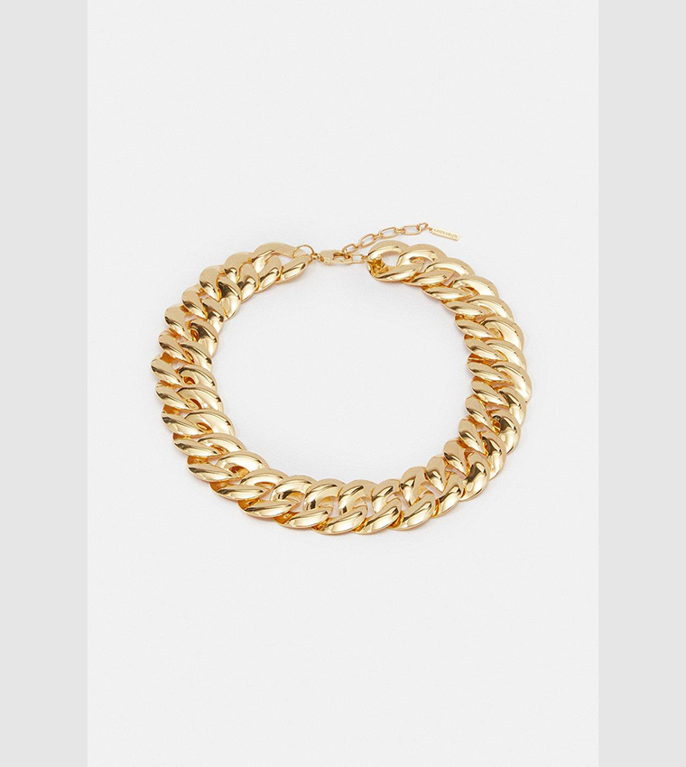 Gold Coloured Statement Necklace | Karen Millen
