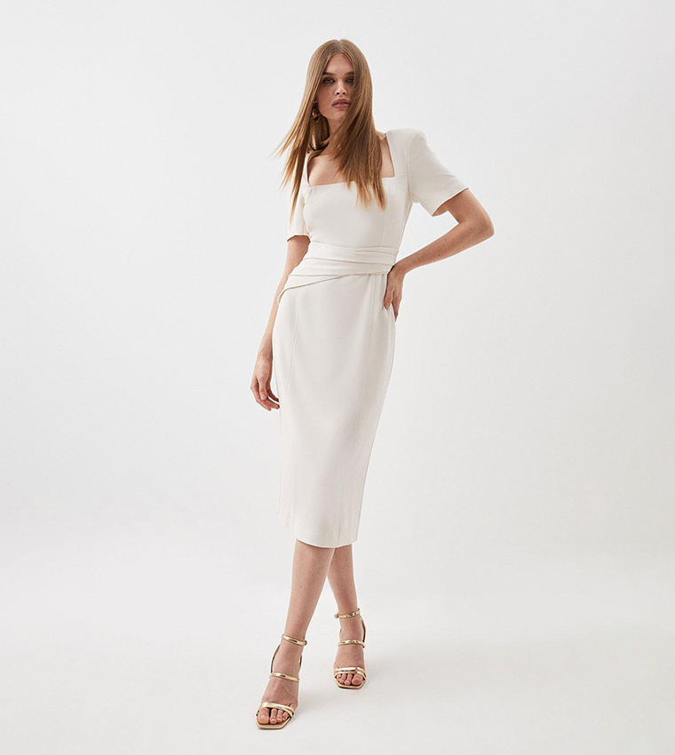 Karen millen ivory dress hotsell