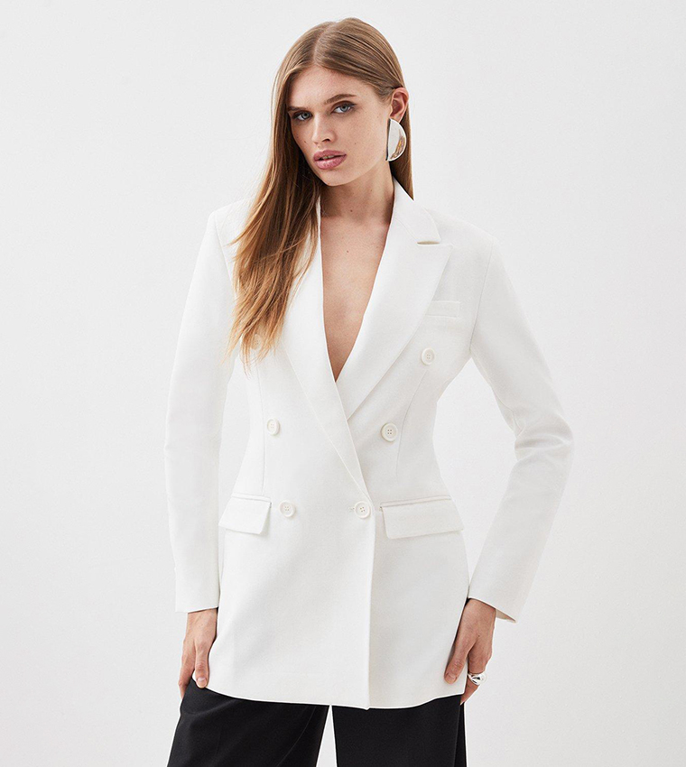 Karen millen 2025 white blazer