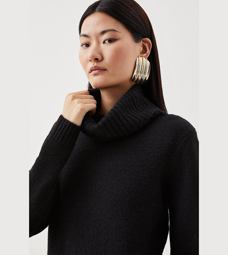 Funnel Neck Karen Millen Roll Neck Jumper Dress Buy Karen Millen