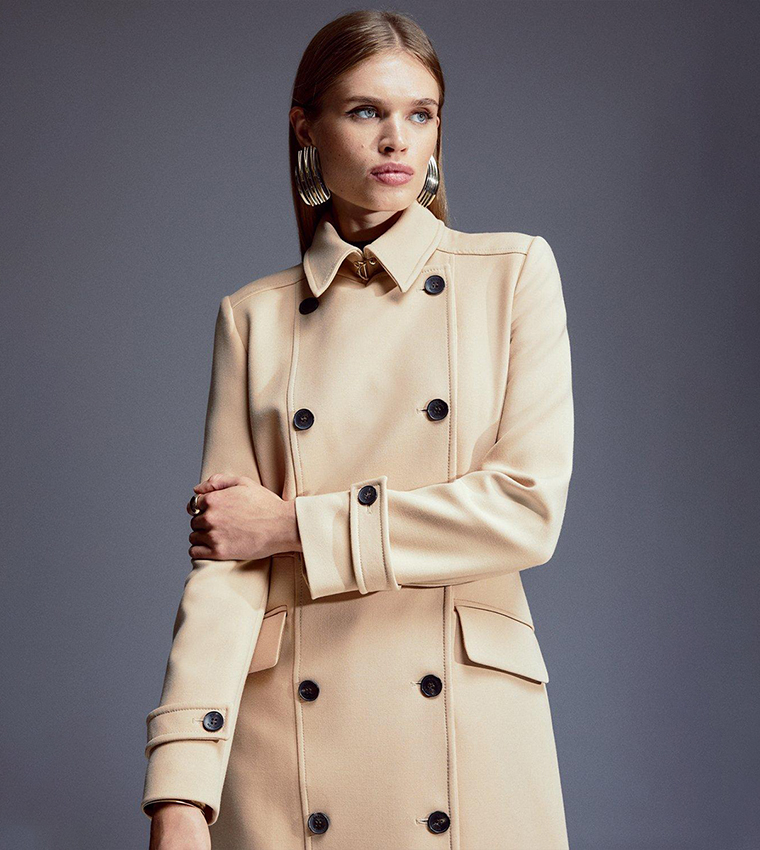 Karen millen coat sale best sale