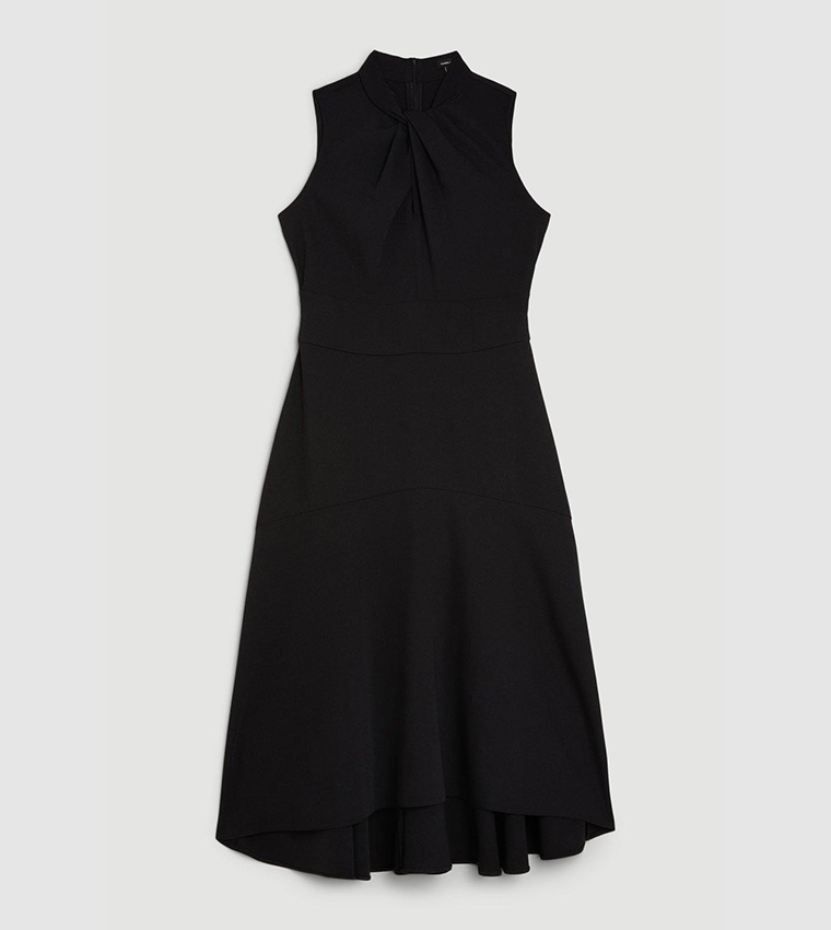 Classic Karen Millen Dress UK6 Black formal JB006 main image 1