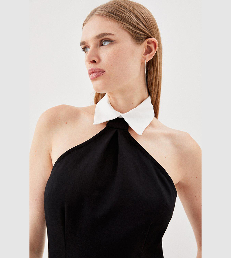 Karen Millen Tie Neck Shirt Dress Buy Karen Millen Jersey Ponte