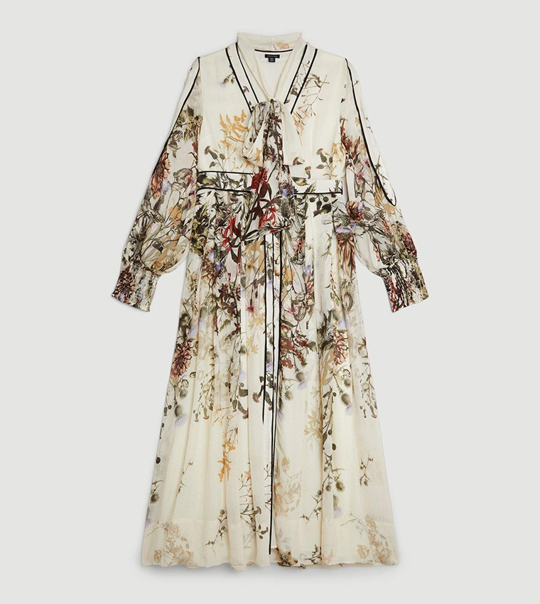 Curve Lydia Millen Floral Printed Maxi Dress